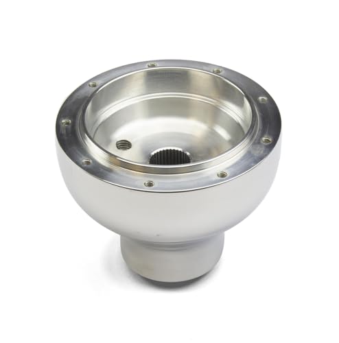 Polished Nine Bolt Billet Aluminum Steering Wheel HUB Adapter for '41-'75 Jeep