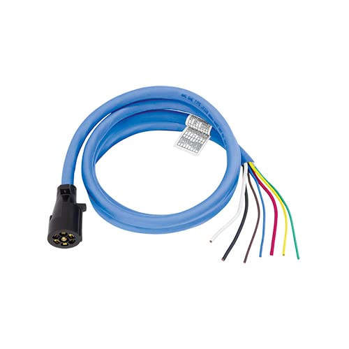 7-Way Trailer End Bargman 54006-059: Wiring Connector, 10 ft. Length Wire