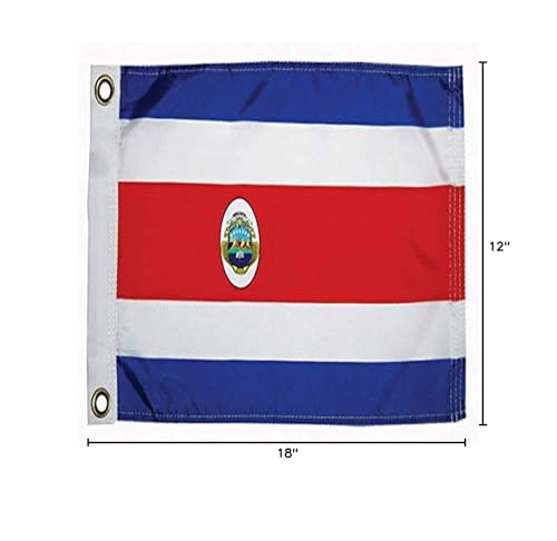 Costa Rica Flag Taylor Made 12" x 18"