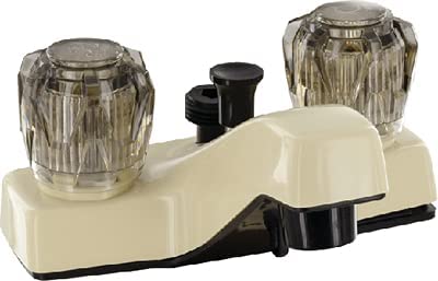 Valterra Two-Handle PF212141 4" Bathroom Diverter Faucet - Biscuit