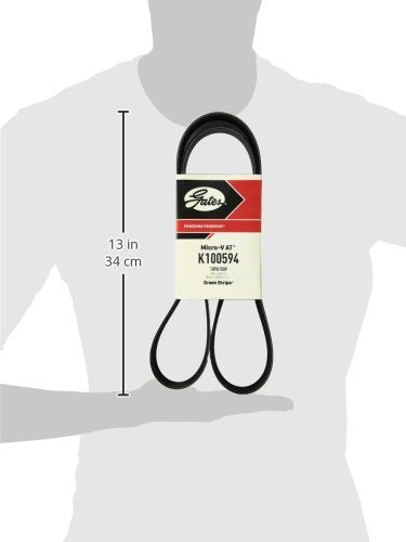 Micro-V Gates K100594 Serpentine Drive Belt