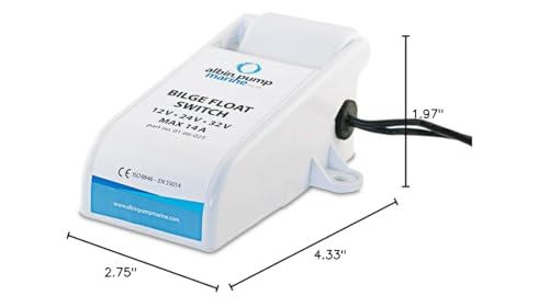 Bilge Float Switch Bilge Pump Systems 12/24/30V