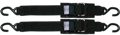 2" x 6' Transom Tie Down with Quick Release Buckle & 'S' hooks