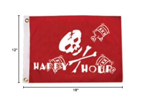 Happy Hour TAYLOR MADE PRODUCTS, 12" x 18",Red