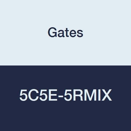 5C5E-5RMIX Gates Field Attachable for C5E Hose, Male SAE 45 Flare Inverted Swivel, Steel, 1/4" ID
