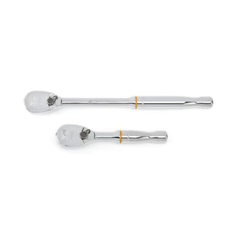 2 Pc. GEARWRENCH 3/8" Drive 90-Tooth Compact Head Teardrop Ratchet Set (81253T)