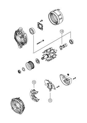 Alternator Mahle - MG898