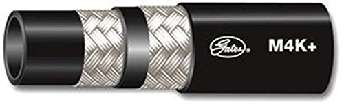 Gates Synthetic Rubber 10M4KXREEL Global Mega4000 Hose, SAE 100R19, 220' Length, 0.5" ID, 4000 Working PSI, 40°F to +212°F Temperature Range
