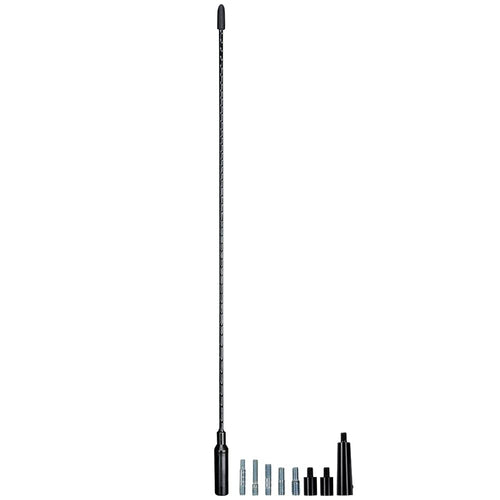 Metra Electronics - 1-section Black Spiral Replacement Antenna Mast - 17 Inch (44-RMF2) Metra Replacement Antenna Masts