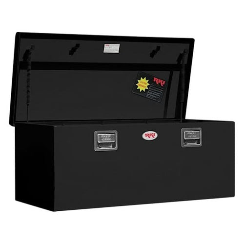 Single Lid RKI M45-1NMB Steel Chest Tool Box for Sportside & Medium Size Black