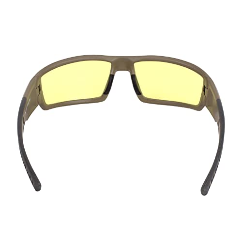 Safety Glasses Crossfire 41285, Yellow Lens, One Size