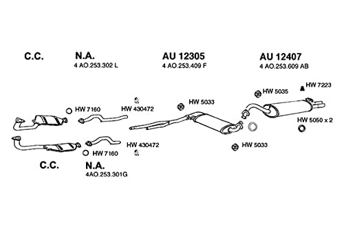 HW5035 Ansa - Exhaust Hanger