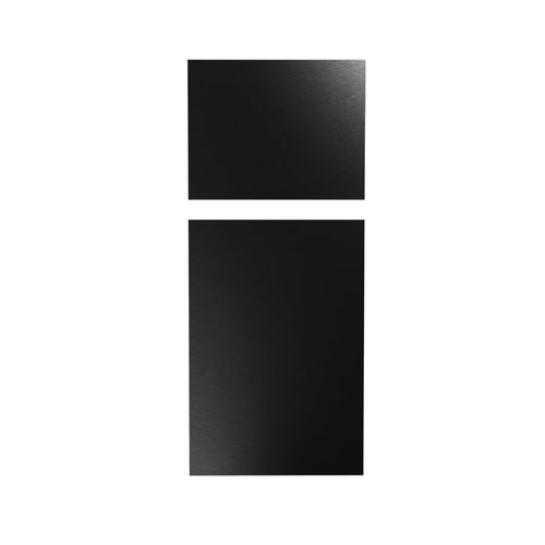 Furrion® - Gloss Black Replacement Door Panels for Arctic® 10 cu. Ft. Refrigerator (7.0mm Thickness) #C-FCR10DCGTA-A03