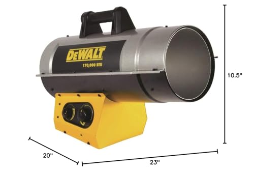 Forced Air DeWalt DXH170FAVT Propane Heater