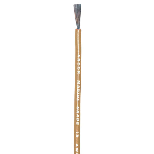 103810 ANCOR MARINE GRADE Tinned Copper Wire, 14 AWG (2mm2), Tan - 100ft