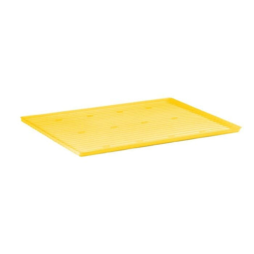 Sump Combo Poly Tray for Shelf 29935, 2 Or 4 Gallon Safety Cabinet, Yellow - 29050