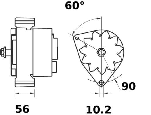 Alternator Mahle - MG24