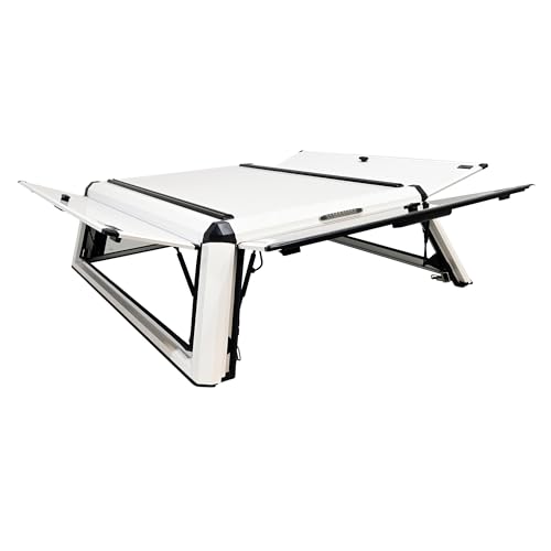 Westin 16-11290 Truck Cap EXP with Solid Front Glass fits 2024-2026 Ranger Crew Cab 5' Bed Gloss White