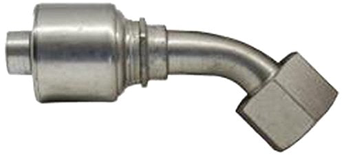 Gates GL Couplings 16GL-16FFORX45S, Female Flat-Face Swivel, 45 Bent Tube, 1" ID
