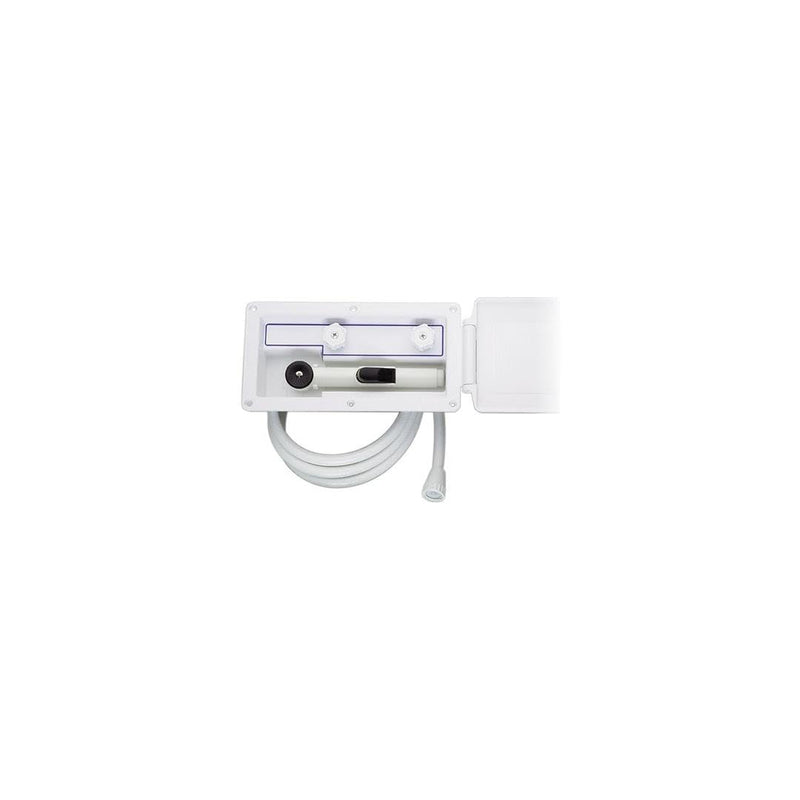 Attwood Aft-Deck 4131-4 Hot and Cold Freshwater Exterior Boat Shower Box Kit