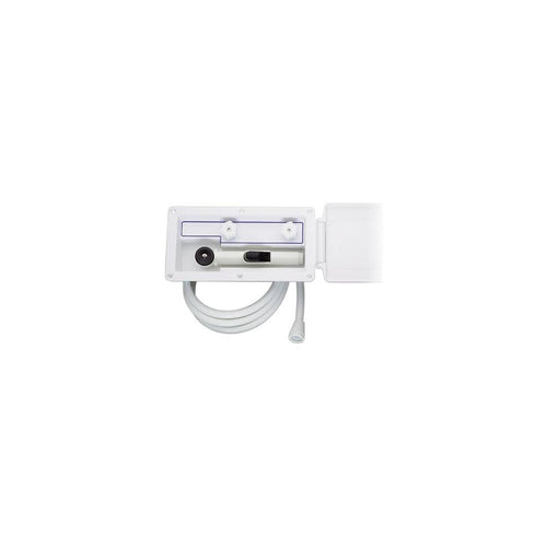 Attwood Aft-Deck 4131-4 Hot and Cold Freshwater Exterior Boat Shower Box Kit