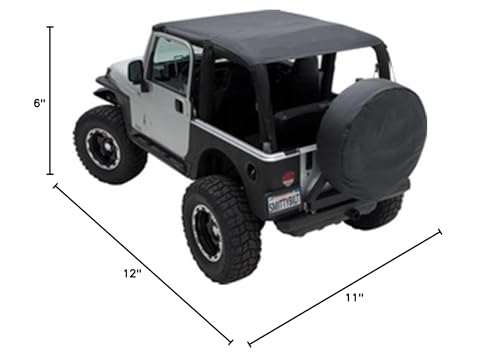 EXTENDED TOP SmittyBilt DIAMOND BLK - SB93635