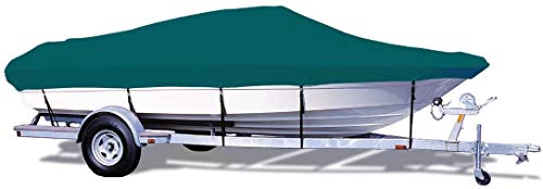 Semi-Custom Trailerite Boat Cover for Competition Ski Boats with Inboard/Outboard Motor, Teal (19'5" - 20'4" CL x 92" B)