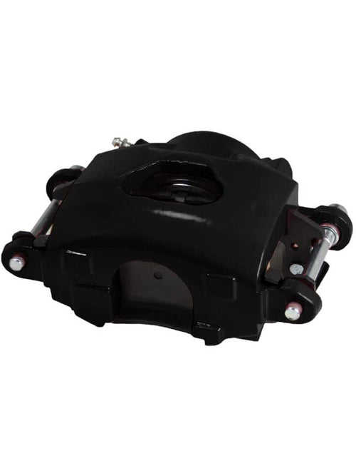 Single Piston Black Powder Coated Caliper for GM - Left Side