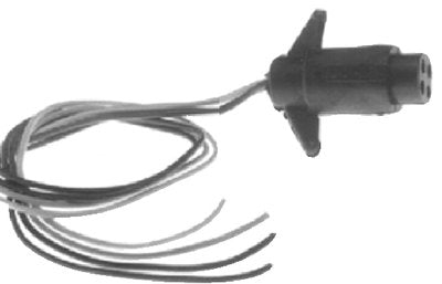 Sierra International 16 Gauge WH10220 Trailer Side 4-Pole Connector with M241120 Ready Wired, 24"