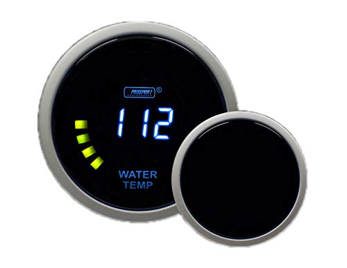 Digital Water Temperature Gauge- Series Blue 52mm (2 1/16)