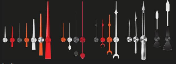 Velocity Classic Instruments Black 3 3/8" Speedometer VS55BBLF 160MPH