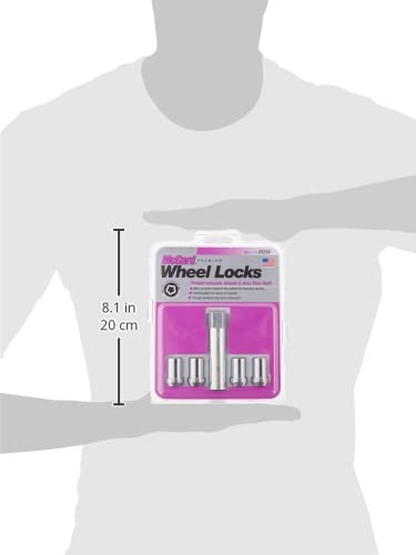 Chrome Tuner Style McGard Cone Seat Wheel Locks (M12 x 1.25 Thread Size) - Set of 4