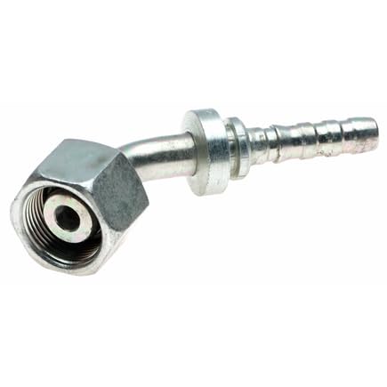 G20725-0614 nobrandname Female DIN 24 Cone Swivel-Hvy Series with O-Ring-45 Bent Tube (GlobalSpiral)