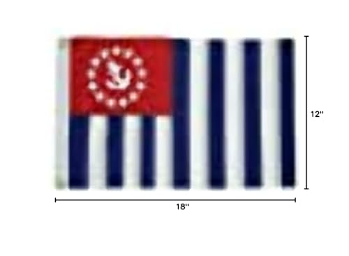 12" x 18" Sewn US Power Squadron Ensign