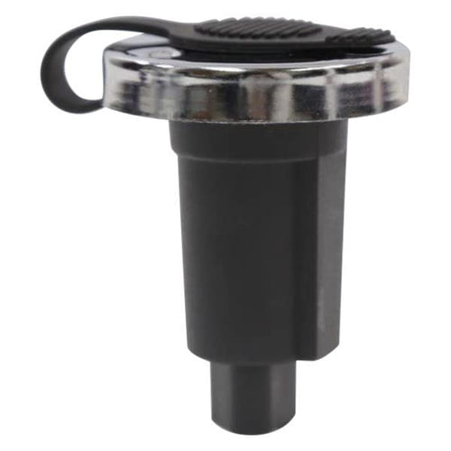 T-H Marine Round Navigation Light Base with Stamped Stainless Steel Cover Plug & 2-Pin LED-NAV-39525-DP