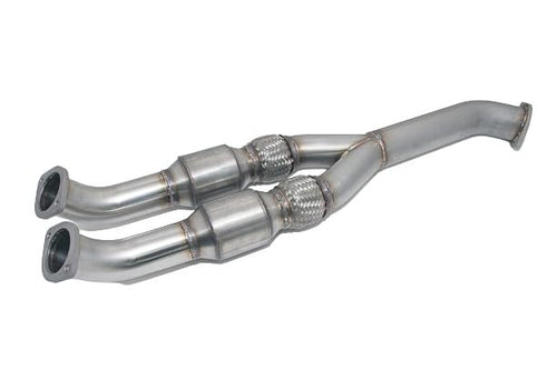 90mm Midpipe ALPHA GT-R w/Race Cats 90mm Exit