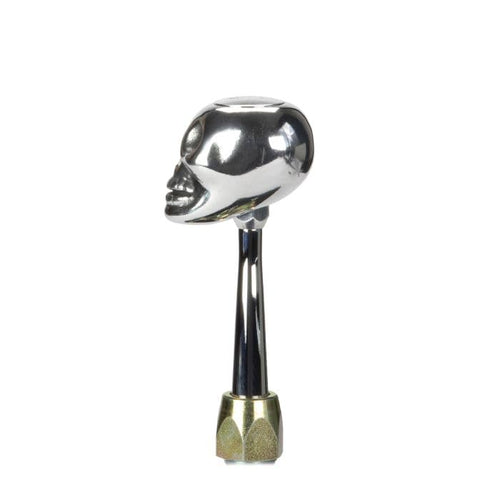 Lokar Performance Products Co Shifter COC6FS Ford C6 Chrome 6" Straight Lever Skull Knob