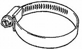 Marine Hose Clamp T. H. Marine 1/4in-5/8in 1/4in-5/8in Width 5/16in