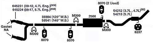 U Clamp AP Exhaust - M300