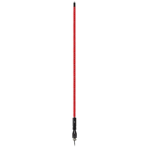 Metra Electronics - 6ft Single Color LED Whip Antenna - Red (MPS-RWHIP6) Whip Antennas