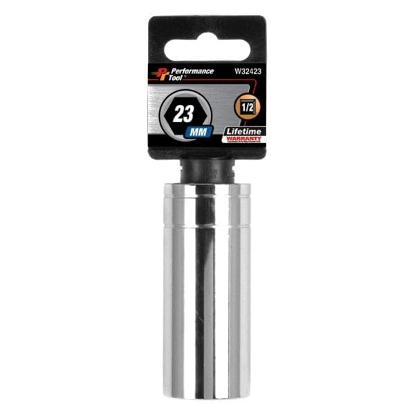 W32423 Performance Tool 1/2 Drive 6-Point Socket, 23mm