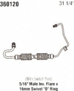Power Steering Gates 360120 Hose Assembly Pressure Line