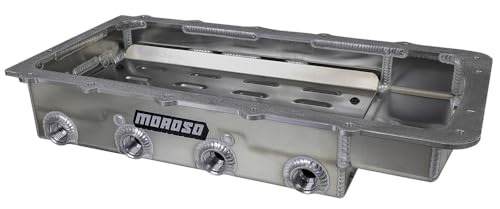 Moroso Aluminum Dry Sump Oil Pan 20582, Fits Ford 5.0 Coyote Engine, 4 Pick Ups