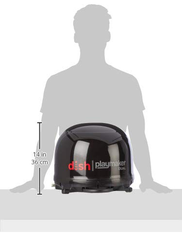 Dish Playmaker Winegard Bundle Automatic Satellite Antenna, Black
