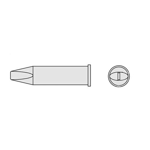 Weller T0054480199 D SOLDERING TIP XHT CHISEL 5X1,2, Black