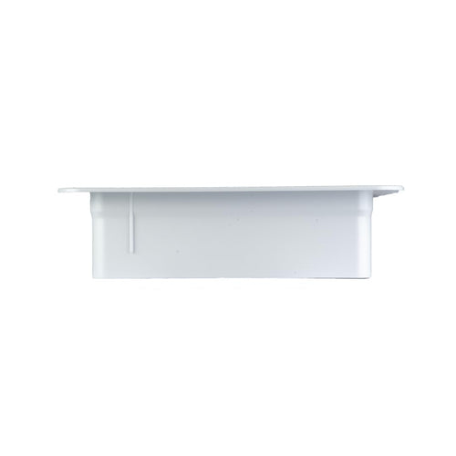 HENG'S INDUSTRIES White Interior Garnish | Great for RVs, Campers, Motorhomes | 3 1/4" to 4 1/4" Vertical Leg | 16" x 16" Openings | 90094B