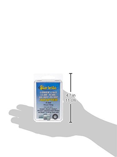 Lower Unit STAR BRITE 8mm Adapter Fitting – For Nissan, Yamaha, Tohatsu & Honda Outboards (028401)