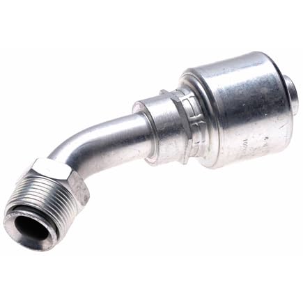 G25502-1010 nobrandname SAE Male Inverted Swivel - 45 Bent Tube (MegaCrimp)