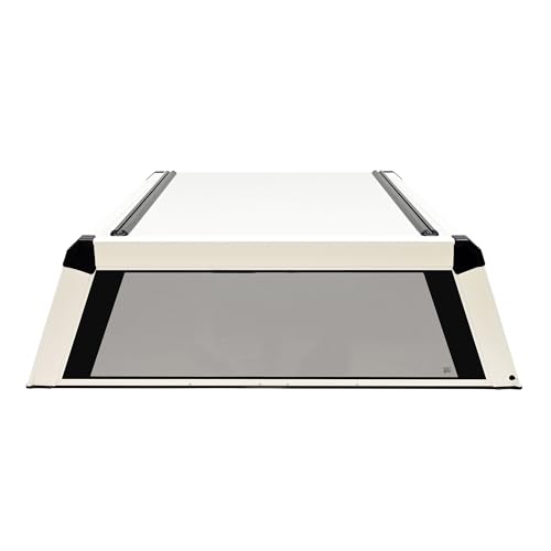 Westin 16-11290 Truck Cap EXP with Solid Front Glass fits 2024-2026 Ranger Crew Cab 5' Bed Gloss White
