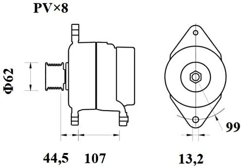 Alternator Mahle - MG898